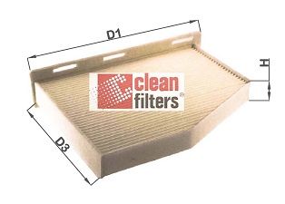 CLEAN FILTERS Фильтр, воздух во внутренном пространстве NC2132